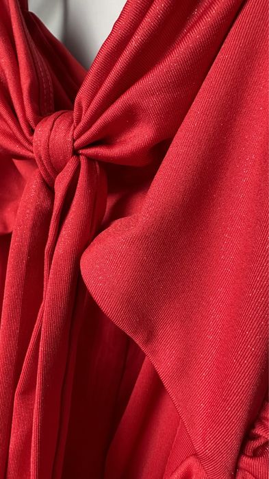 Дамска червена рокля