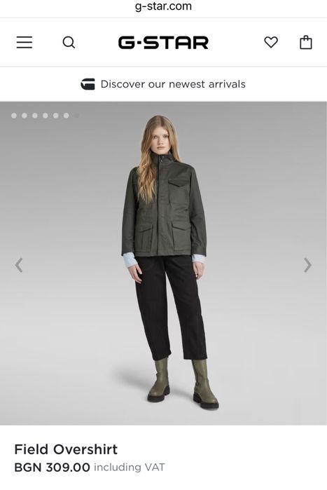 G-Star RAW Field Overshirt Jacket ОРИГИНАЛНО дамско яке - M и L