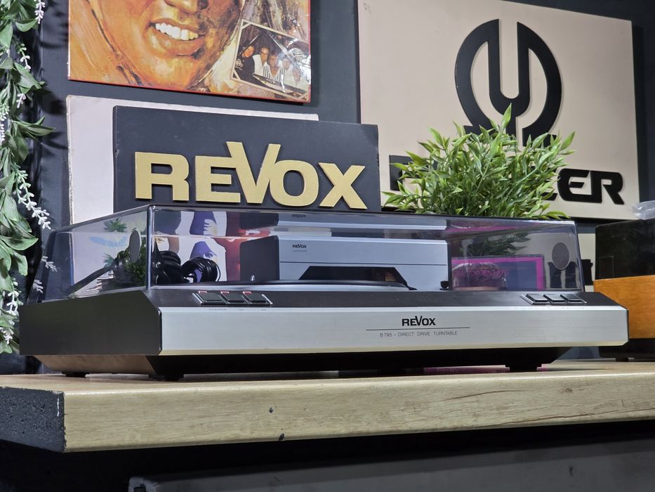 Pick-up REVOX  B-795, full automatic  direct drive, doza ELAC  DN-795E