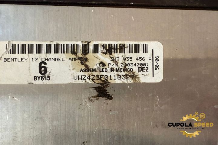 Amplificator audio 3w7035456a Bentley Continental 3 [facelift] [2008