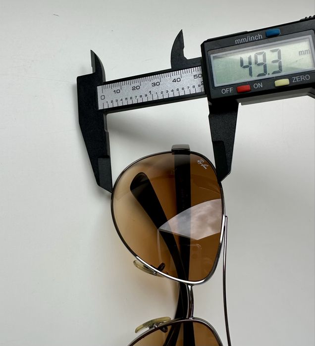 Ray Ban RB3386 Aviator Gunmetal кафяв Brown Gradient 67mm Made in Italy ПРОМО -30%