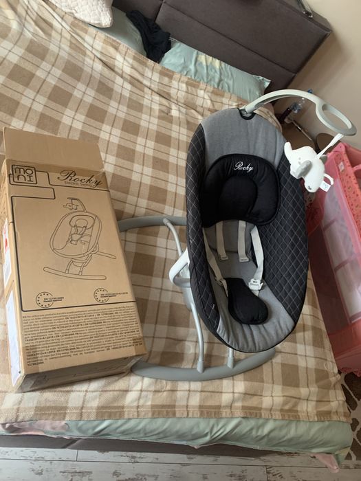 Люлеещ се стол Lionelo,Rio,Eлектрически,C 3 скорости на люлеене