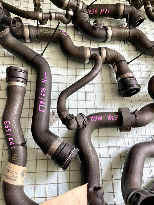 Патрубки охлаждения на BMW E38 E39 E36 E32 E46 БМВ Е32 Е38 Е39 Е36 Е65