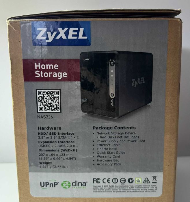 Сетевое хранилище NAS Zyxel NAS326