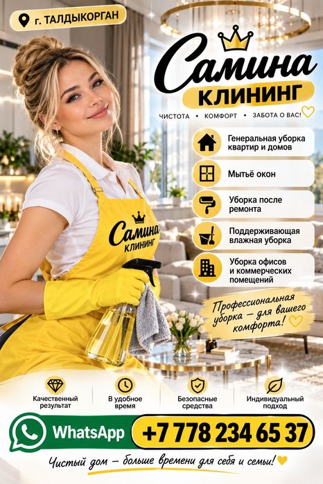 Уборка квартиры домов