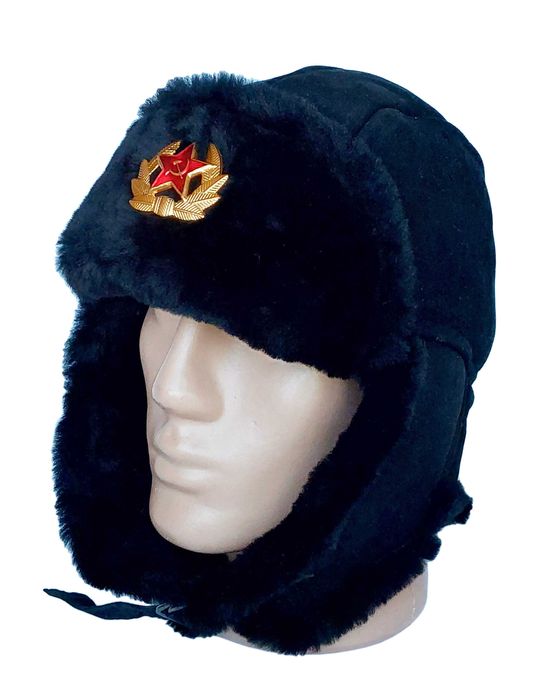 Руски, съветски шлемофон от фина агнешка естествена кожа.