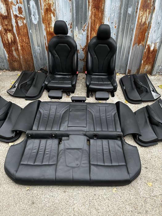 Кожен рекаро салон БМВ 5, Г30 М спорт (recaro bmw g30 m sport)