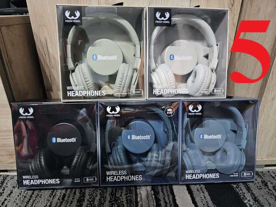 Căști Bluetooth Wireless Fresh & Rebel Hybrid ANC sigilate diverse modele culori roz damă