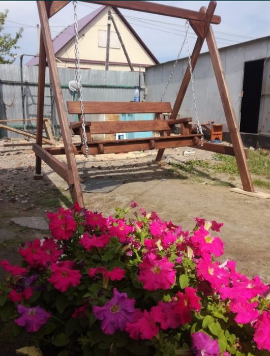 Продам садовую качель, изготовлю лестницу