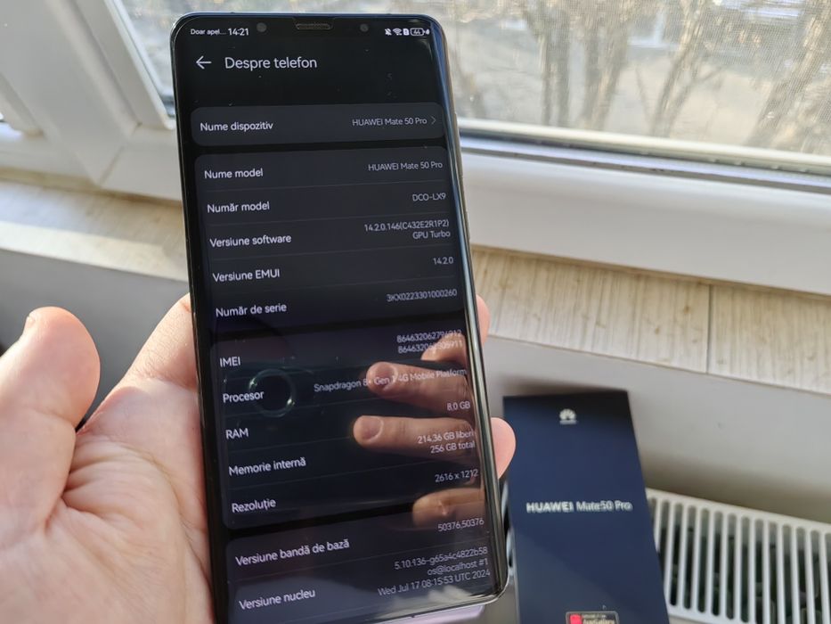 Huawei Mate 50 Pro *256 GB * accept schimburi