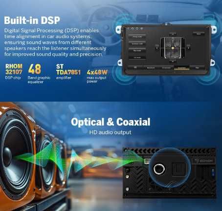 EONON мултимедия за VW Golf VI/V Polo Touran T5 Seat Skoda