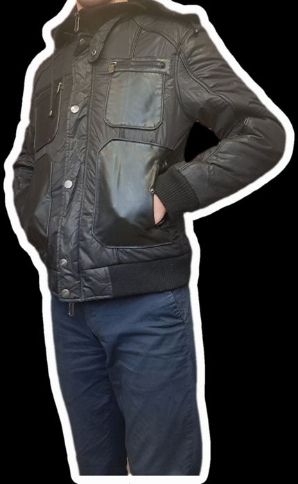 Мъжко черно яке, размер М