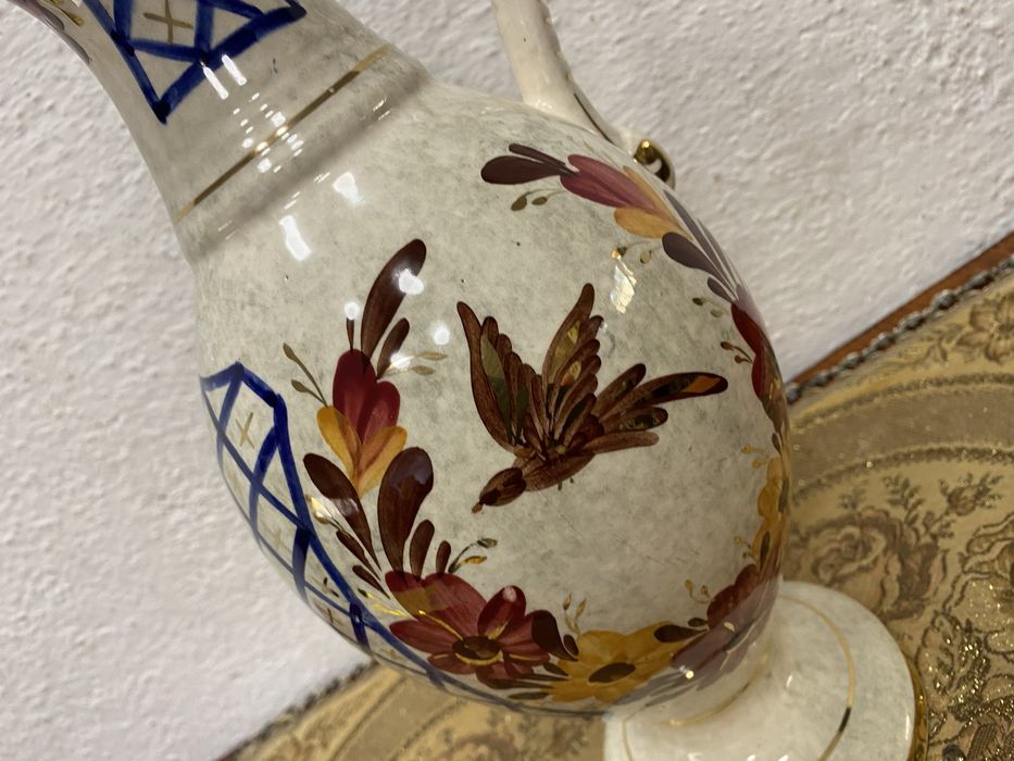 Голяма италианска кана от порцелан -ваза