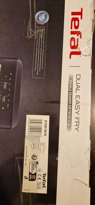 Friteuză cu Aer Cald Dublă Tefal Dual Easy Fry Grill EY901N10 – 7