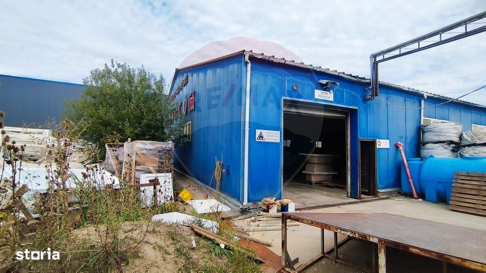 De închiriat–Hală 1063 mp pentru producție/depozitare - Crișeni/Zalău
