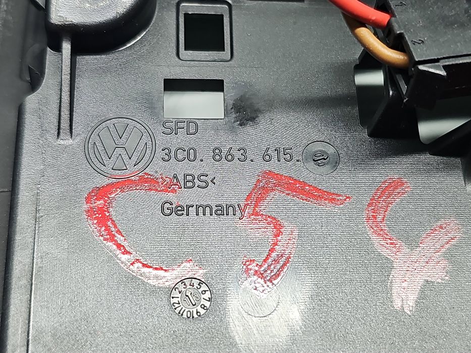 Grila aerisire spate Volkswagen Passat B7 (365) [Fabr 2010-2014] 3C086