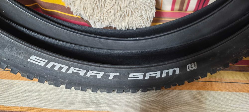 Комплект гуми Schwalbe Smart Sam 29x2.25 (57-622) – На 100 км, КАТО НОВИ!