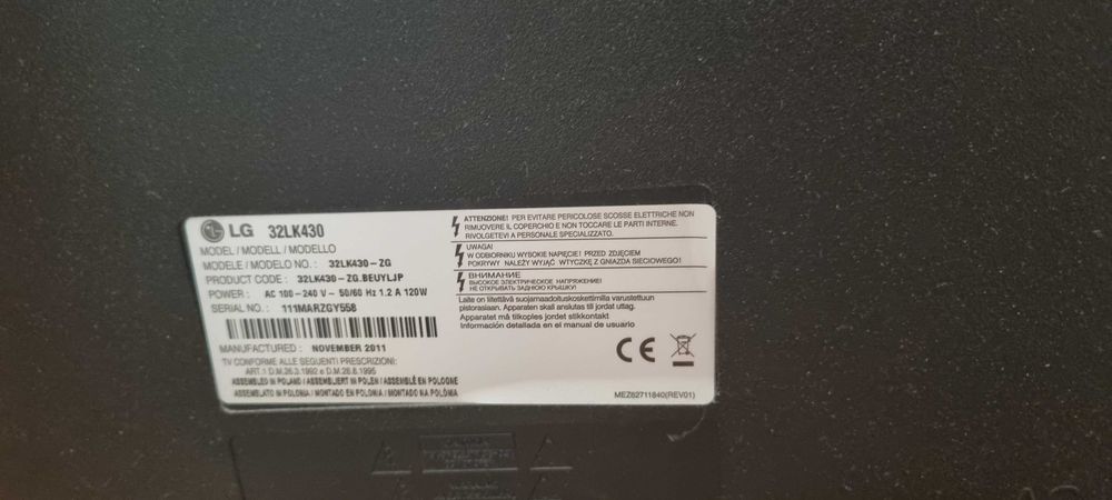 Televizor LCD LG diagonala 81 cm