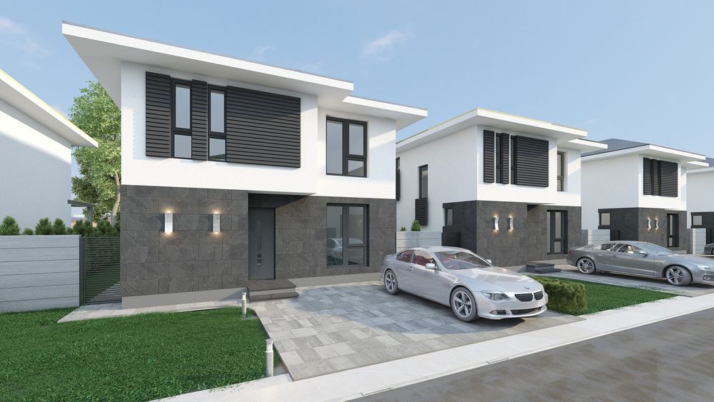 Bragadiru Safirului – Vilă Singulara cu 316 mp teren în Ansamblu Priva