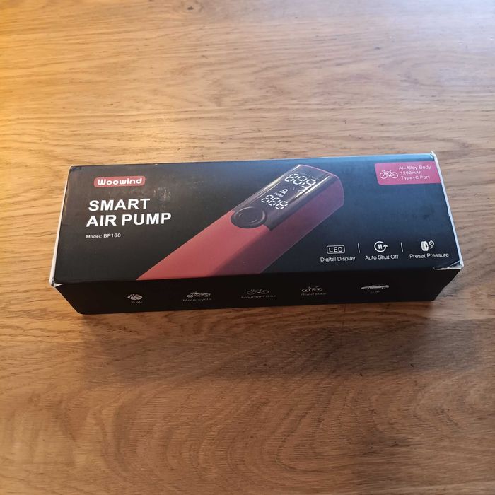 НОВА! Електрическа помпа за гуми Woowind BP188 150 PSI с авто стоп