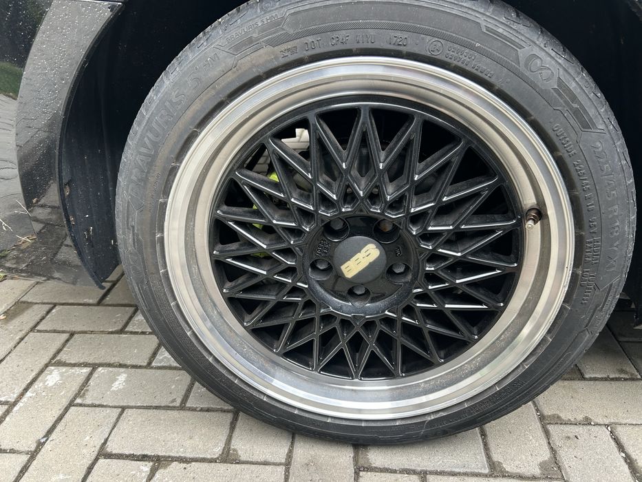 Jante BBS R18 negru/argintiu
