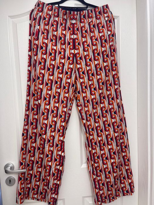 Pantaloni matase naturala marimea L