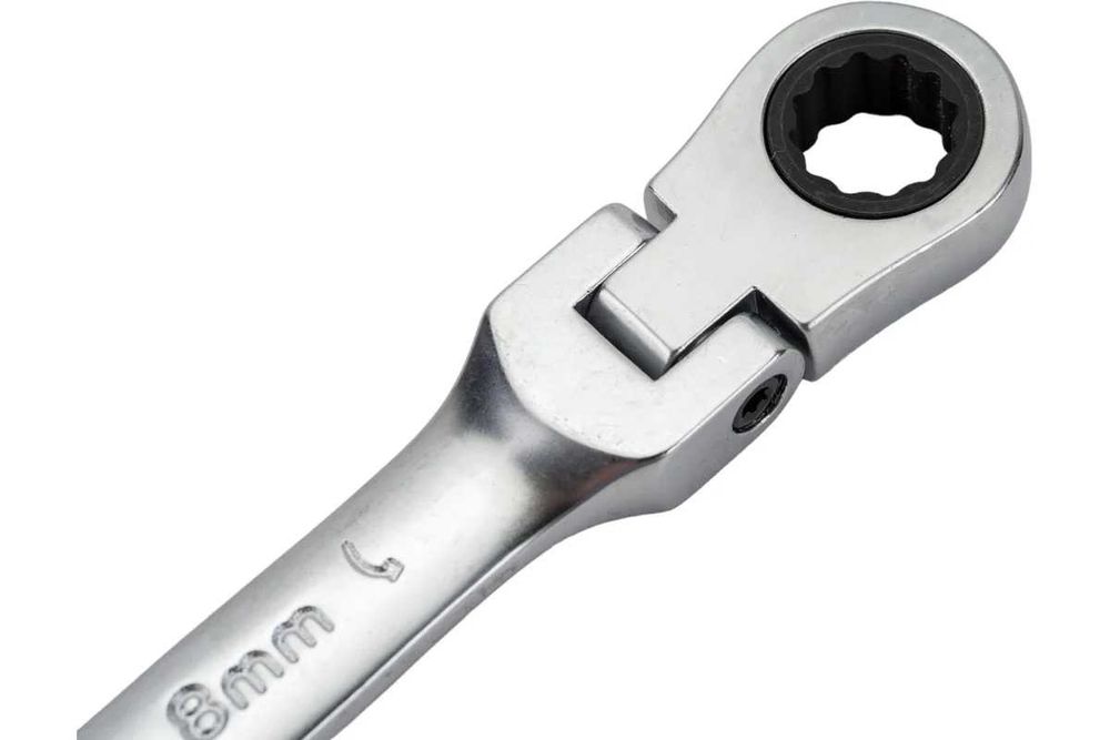 Комплект звездогаечни тресчотни ключове с чупещо рамо 11 части