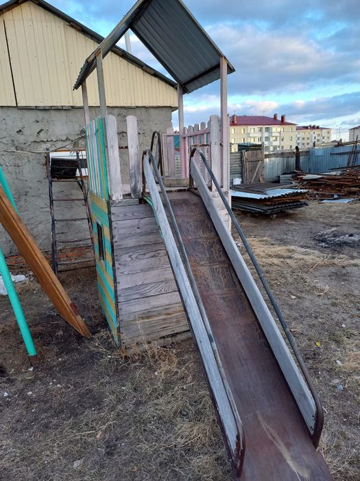 Детская Горка с домиком