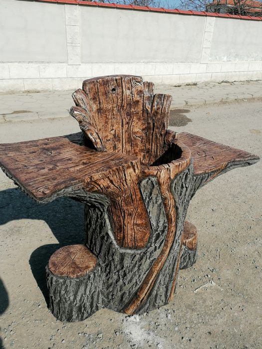 Мивка от щампован бетон