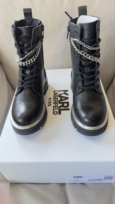 Ghete fetita Karl Lagerfeld marimea 31