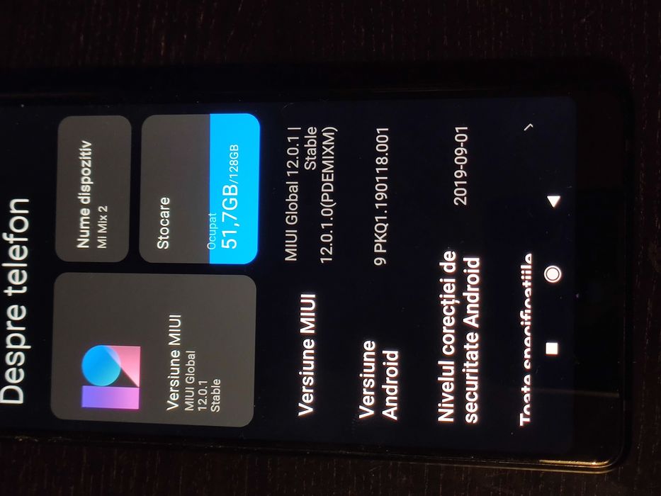 XIAOMI MI MIX 2 , 6/128 la cutie impecabil