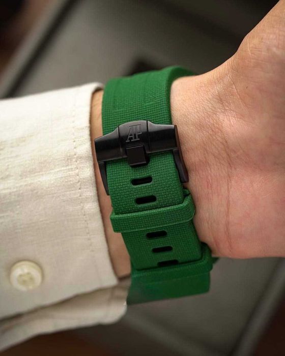 audemars piguet offshore 44mm зелено/черно