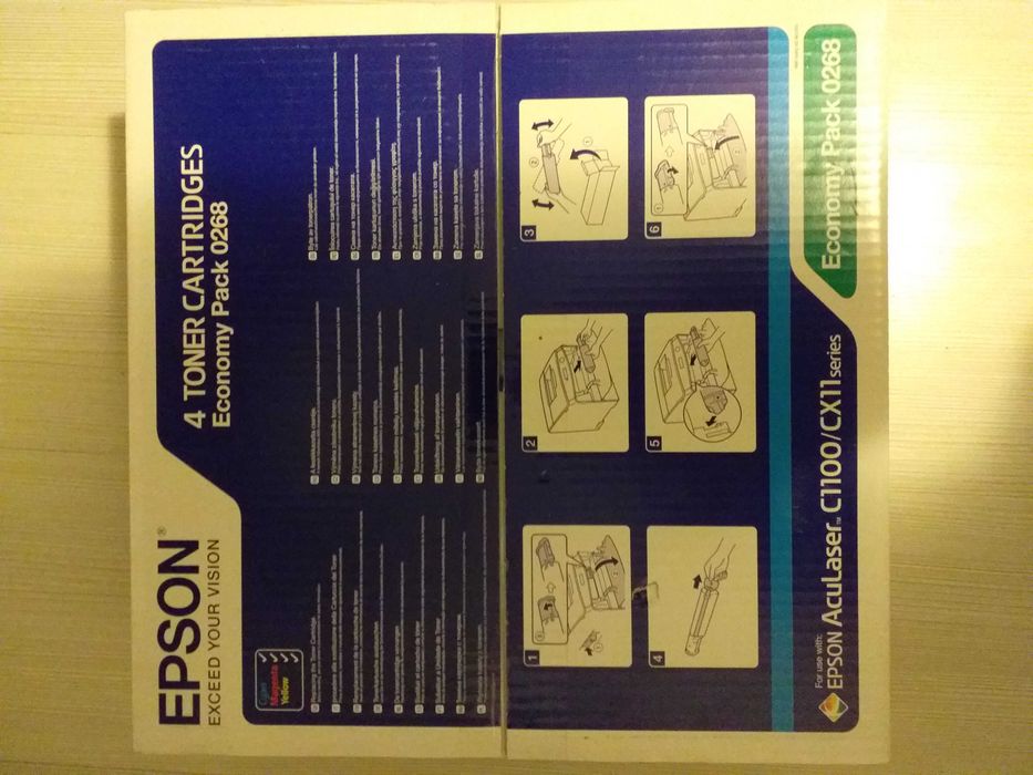 Cartus Toner Epson aculaser C1100 CX11 pachet 4 culori sigilate
