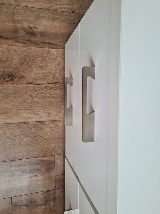 Set noptiere mdf alb lucios