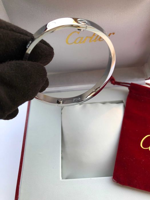 Brățară Cartier LOVE 19 cm White Gold 750 Diamond