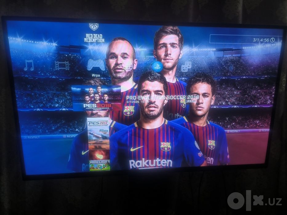 PS3 super slim holati tiniq o'yinlar yozilgan 2 djostik bor