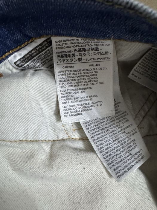 Levis original мужские джинсы модель 512 USA!