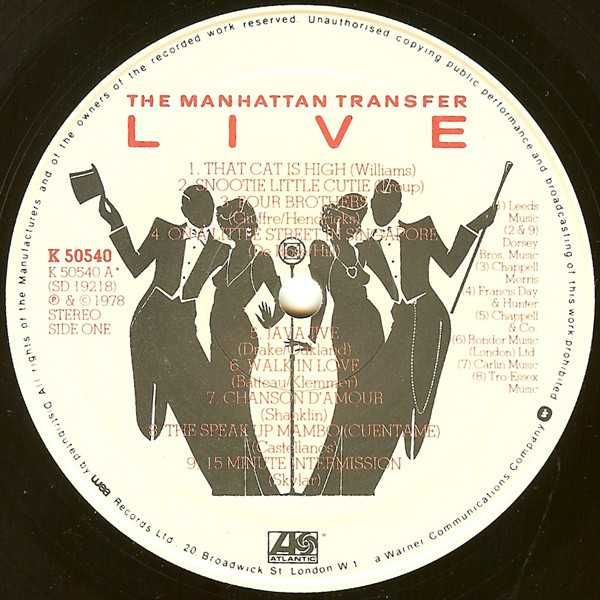 The Manhattan Transfer ( виниловые пластинки )