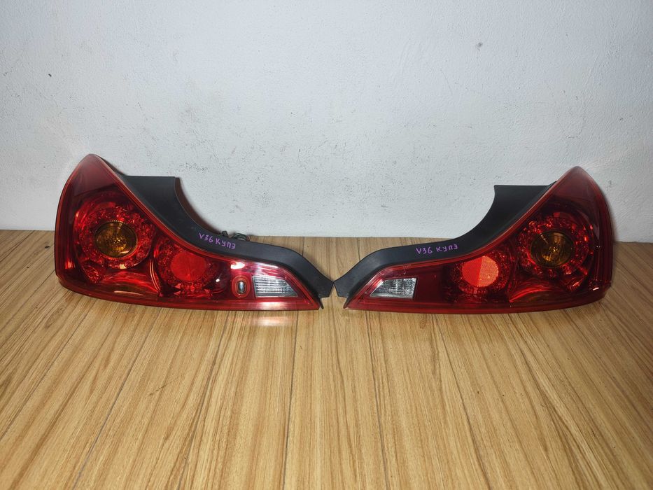 Фонари 2шт Infiniti G37 V36 купе Nissan Skyline 36 coupe плафоны стопы