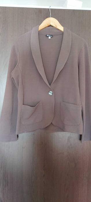 Сако елегантно кафяво