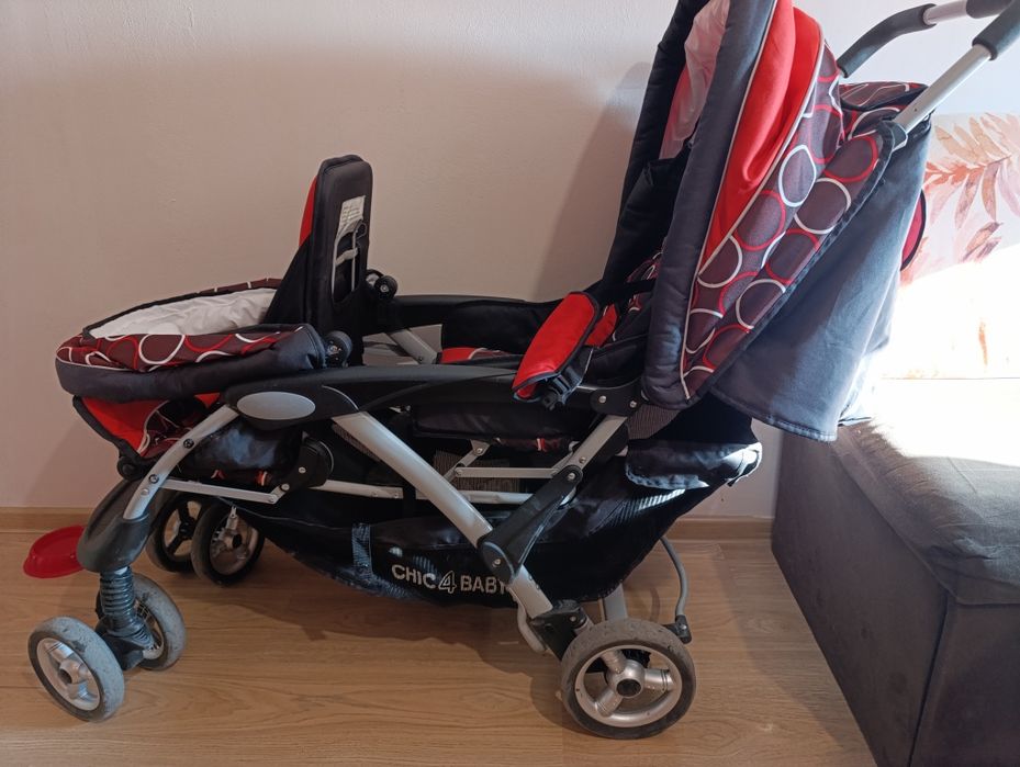 Количка лятна за близнаци