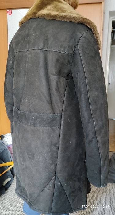 Полушубок длинный