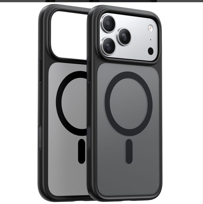 Huse noi iphone 17 pro  Torras Guardian si Benks Mist black rama metalica camere