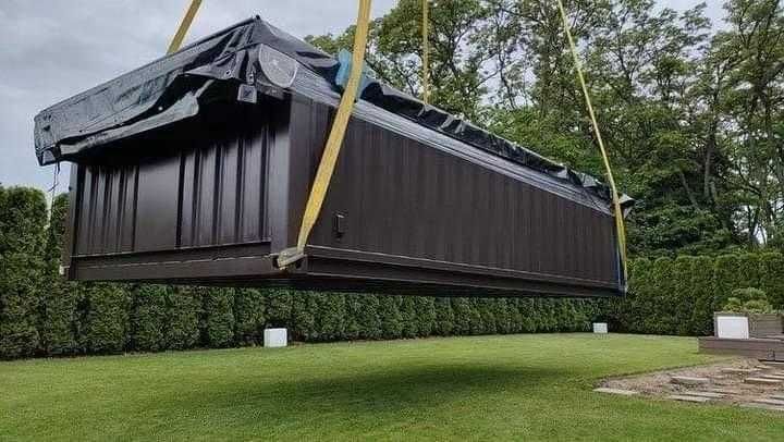 Piscină din container de 6 m x 6 m (tip „One Tripper”)