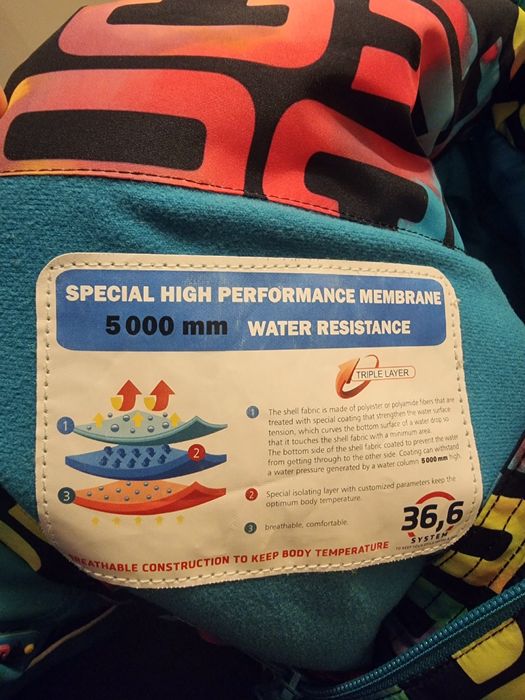 Set de iarna copii Geaca + Pantaloni impermeabili Coccodrillo NOU