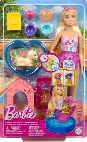 Нова Барби Barbie басейн кучета кукла аксесоари пързалка играчка JBF35