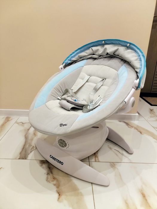 Електрически, бебешки шезлонг Caretero - Opti blue