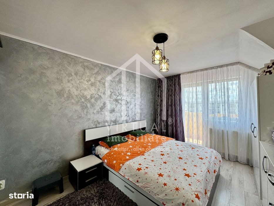 Apartamet cu 3 camere, 61mp utili+2 balcoane, etaj 3, mobilat Selimbar — fotografia 2