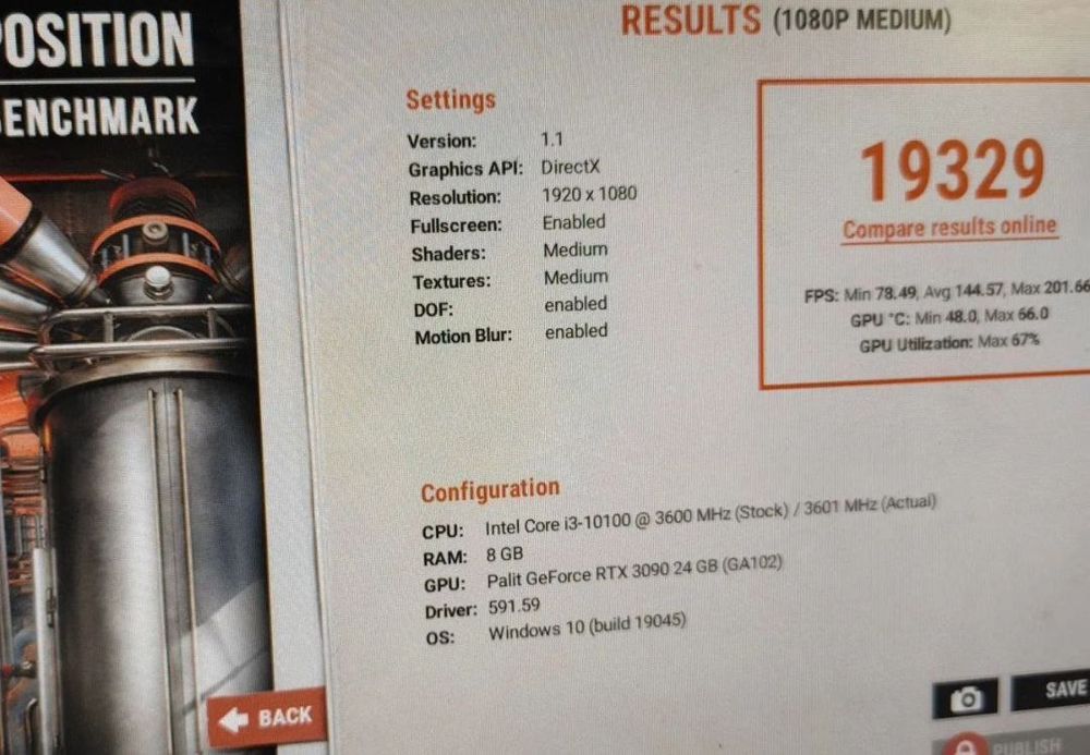 RTX3090 Palit GameRock