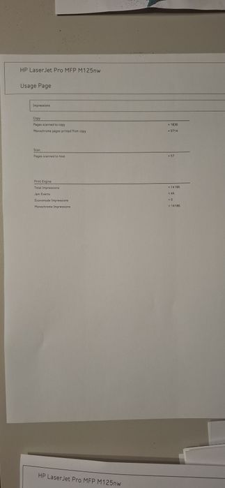 Multifunctional HP Laserjet Pro M125nw MFP , toner compatibil